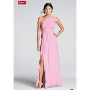 Bridesmaid dress Long One-Shoulder - blush